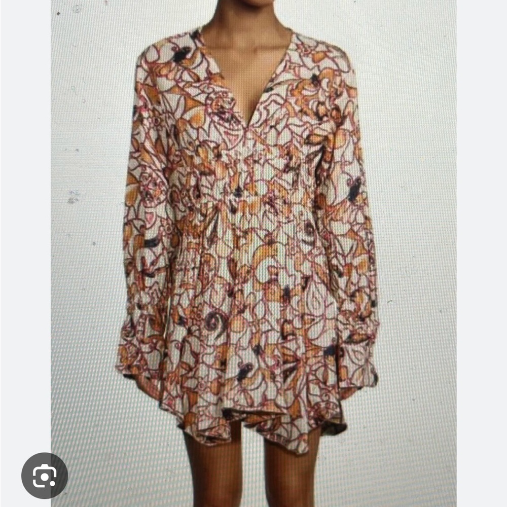 Floral V-Neck Dress